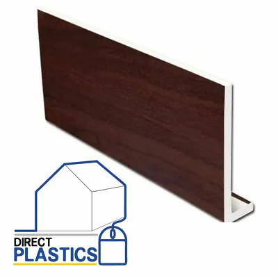 Rosewood UPVC Fascia Board | Soffit | Capping | 5m Lengths • £4.10