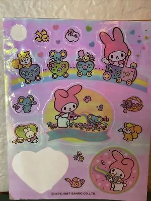 Vintage Sanrio Rare My Melody Stickers Incomplete 1987 • $28.99