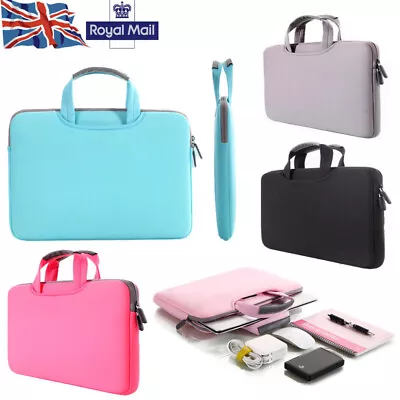 Laptop Sleeve Bag Carry Case Cover Pouch For Macbook 11 12 13.3 15.4 15.6 Inch • £11.99