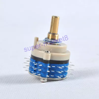 3Pole 12step Attenuator Rotary Switch Volume Control Selector DIY Audio Amp • $11.69