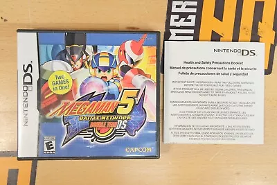 Mega Man Battle Network 5 Double Team (Nintendo DS) Case & Insert - NO Game • $14.99