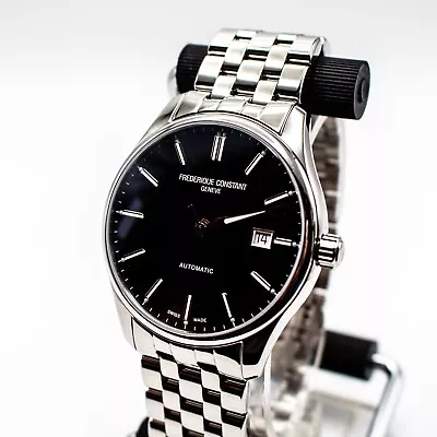 Frederique Constant Stainless Steel Automatic Watch Black Dial FC-303B5B6B BNWT • $559.30