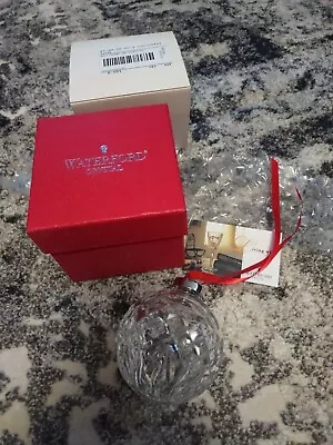 Waterford Crystal Mickey Mouse Icon Ball Ornament Rare Disney  • $80