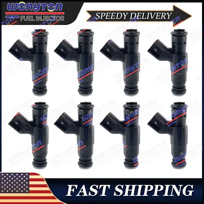 8Pcs Fuel Injectors EV6 For 02-04 GM L59 5.3L V8 25326903 88894361 • $37.99