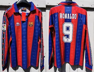 Barcelona Rеtro Jersey 1996 #9 RONALDO Home • $49.99