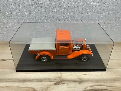 Roadlegends 1934 Orange Ford Pickup Diecast Model With Display Case Scale 1:18 • $85