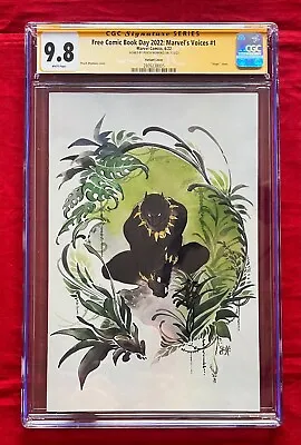 Free Comic Book Day 2022 Marvels Voices 1 Virgin CGC 9.8 Signed By Peach Momoko • £559.33