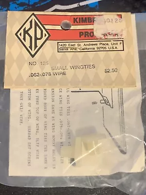 Vintage Associated RC10 OEM Wingtie Mount  Kimbrough #125 Original Diamond #6191 • $169.40