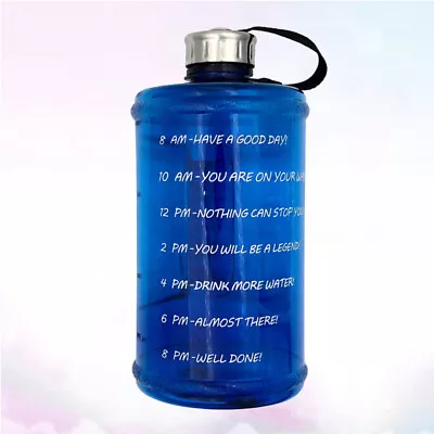 2.2L Motivational Sports Water Bottle With Time Marker • £13.78