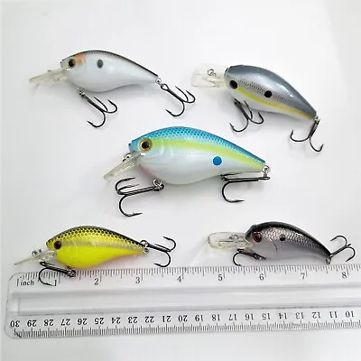 LOT OF 5 H2O Xpress Crankbait Fishing Lures (lot 1) • $20