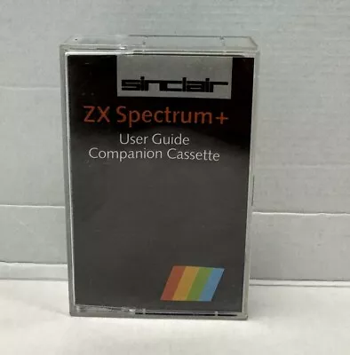 Sinclair ZX Spectrum+ User Guide Companion Cassette By Goldstar • $20