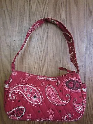 Vera Bradley Retired Pattern Mesa Red Shoulder Bag  • $14.99