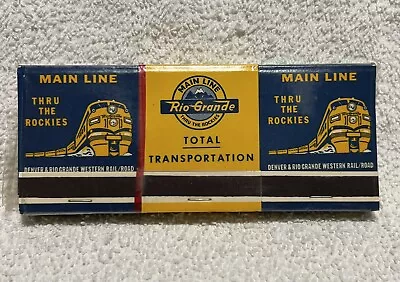 Vintage Antique Denver And Rio Grande Western Railroad Book Matches Unopened • $25