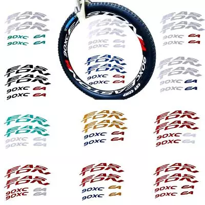 1Side Multicolor Bike Wheel Rims Reflective Sticker Decal Cycling Safe Protector • $11.85