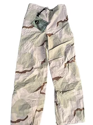 Reversible MILITARY COLD/WET WEATHER TROUSER DESERT/Night GORE-TEX PANTS MD Reg • $64.88