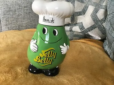 £8 • Buy Jelly Beans. Jelly Belly Beans Green Ceramic Storage JAR/CONTAINER. HARRODS