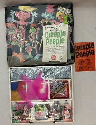 Vintage Mattel Creeple Peeple  Thingmaker Toy W Goop + Accessories • $60