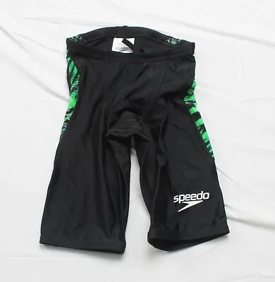 Speedo Men's Drawstring Coded Riff Jammer Racing Suit LC7 Kelly Green Size 22 • $14.99