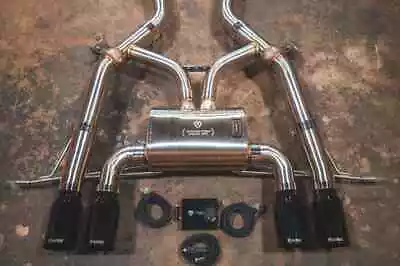 Valvetronic SS Exhaust W/ Equal Mid Pipe & Black Tips For BMW M3 G80 M4 G82 • $3549