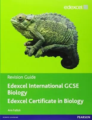 Edexcel International GCSE (IGCSE) Biology Revision Guide With Student CD By An • £2.51