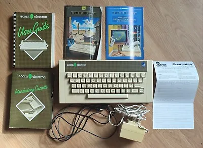 £105 • Buy Acorn Electron Microcomputer Console, Complete But No Outer Box