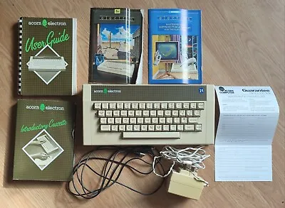 Acorn Electron Microcomputer Console Complete But No Outer Box • £105