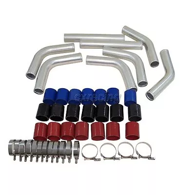 3  Universal Turbo Intercooler Piping Kit Pipe 2mm Thick Tube • $155