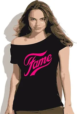 £9.99 • Buy 1980 80s Fame Off The Shoulder Fancy Dress Party Retro Sizes XS TO 5X 