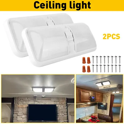 2  Pack Led RV 12V Ceiling Dome Light RV Interior Lighting For Trailer Camper • $24.99