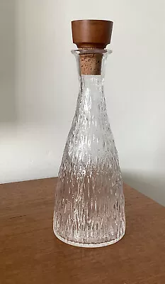 £40 • Buy Whitefriars Mid Century Decanter/ Carafe / Original Teak Stopper/Geoffrey Baxter