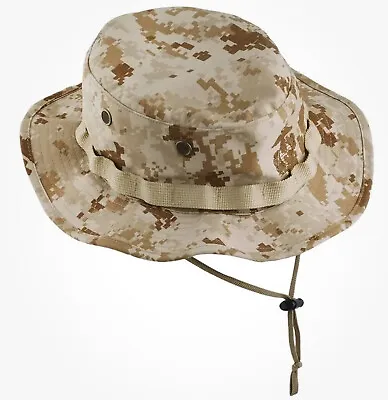 Authentic USMC Issued Boonie Cover MARPAT Desert Marine Hat Cap • $17.99