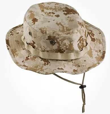 New* Authentic USMC Issued Boonie Cover MARPAT Desert Marine Hat Cap • $29.99