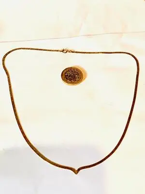 £157.99 • Buy Stunning 9ct Ladies 18.5  Gold Herringbone 375 Wishbone Necklace Chain Jewellery