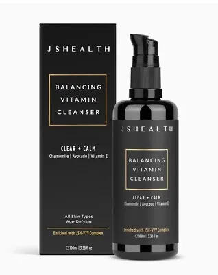 JS HEALTH - Balancing Vitamin Cleanser. Clear & Calm. + Crystal Gua Sha. NEW • $44.95