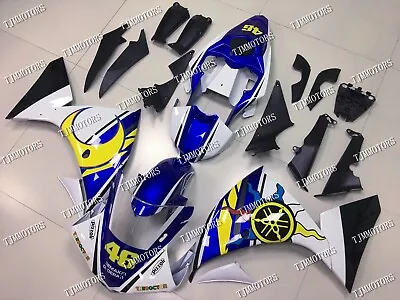 For YZF R1 2009-2011 Blue Yellow White ABS Injection Mold Bodywork Fairing Kit • $460