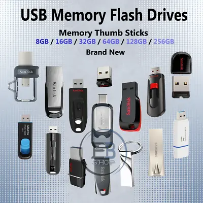 USB Flash Drive 8gb 16gb 32gb 64gb 128gb Memory Stick Photo Music Video Lot Fast • $20.99