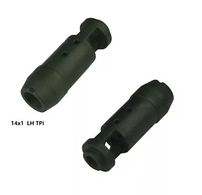 Black Steel Low Concussion Competition Muzzle Brake Compensator 14x1 LH TPI  • $34.99