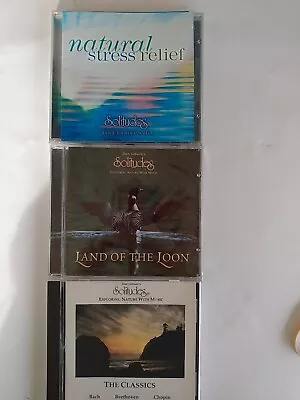 SOLITUDES: Meditation Music And Nature Sounds 4 CD LOT: See Pics 4 Titles  • $7.99