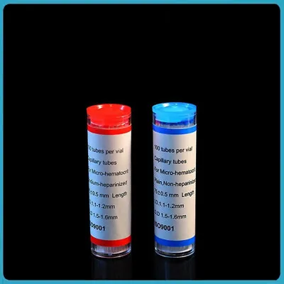Capillary Tubes For Micro Hematocrit Capillaries 75mm ID 1.1-1.2mm 100/PK • $22.79