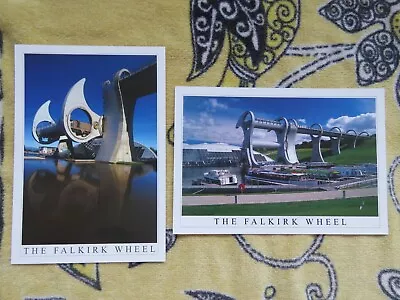 2 Vintage 2000s? Falkirk Wheel Real Photo Postcards • £1.60