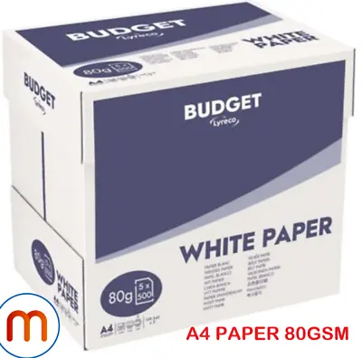 A4 White Paper Printer Copy High Quality White Copier Paper Office Home 80 Gsm • £23.99