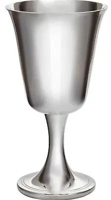 Pewter Goblet Large Bell Shaped 140ml Spun Bright Finish Perfect For Engraving • $97.27