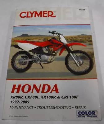 1992-2009 Honda Xr80r Xr100r Crf100r Crf80f Shop Service Repair Manual Z5-2g • $20