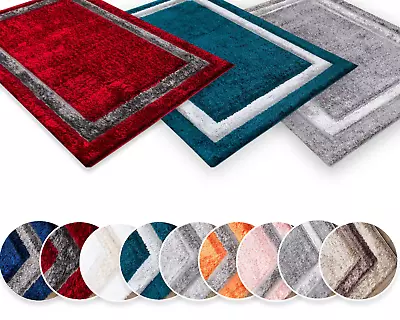 Living Room Thick 3D Shaggy Rugs Bedroom Hallway Runner Carpet Large 120x170cm • £66.99