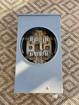 $295 • Buy GE Electric 7 JAW Meter Socket Type SV-60 600VAC 100 Amp 741X18G13 1 Phase