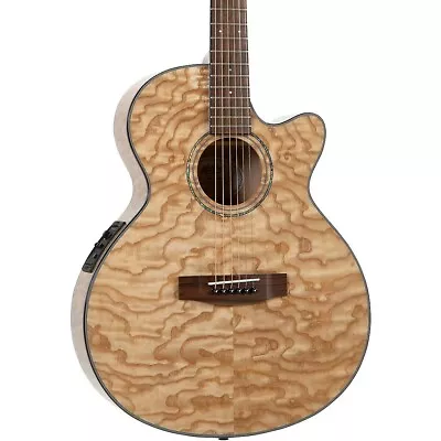 Mitchell Exotic Series Acoustic-Electric Quilted Ash Burl Quilted Ash Burl • $399.99