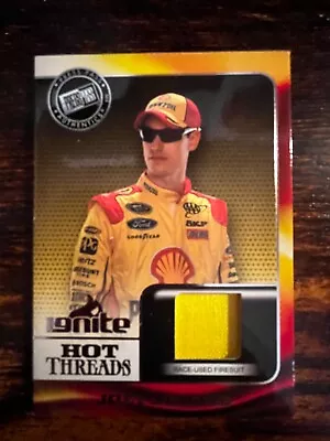 💥Joey Logano RACE USED Fire Suit💥2013 Press Pass Ignite Hot Threads NASCAR • $2