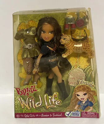 Bratz Fashion Doll Yasmin Wild Life Safari With Leopard 2008/Damaged Box/Read • $177.87