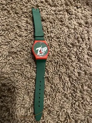 Vintage 90s Cherry 7 Up Watch  Retro Advertising 10 • $14