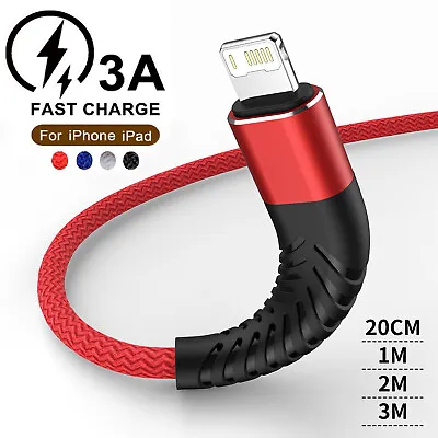 $7.49 • Buy Heavy Duty Fast Charger Charging USB Data Cable Cord For IPhone 13 12 11 X 8 7 6